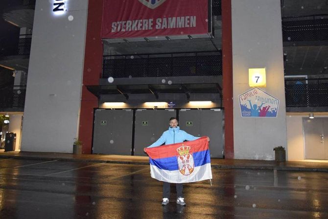 Navijač, Srbija - Norveška Navijač, Srbija - Norveška