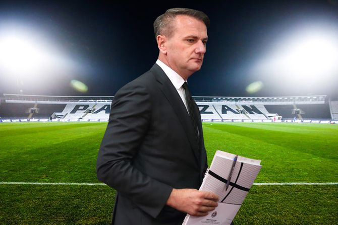 Ostoja Mijailović, stadion FK Partizan