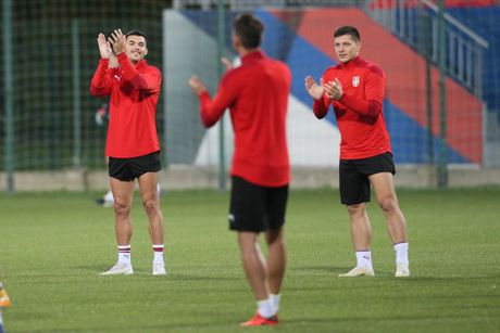 Luka Jović, Nemanja Radonjić, fudbalska reprezentacija Srbije Luka Jović, Nemanja Radonjić, fudbalska reprezentacija Srbije