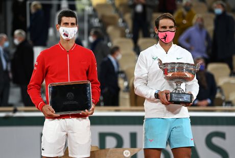 Novak Đoković, Rafael Nadal, Rolan Garos 2020 Novak Đoković, Rafael Nadal, Rolan Garos 2020