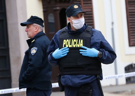 Markov trg, hrvatska policija Markov trg, hrvatska policija