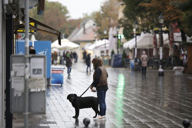 BEOGRAD KISA ULICE, vremenska prognoza nevreme, hladno vreme