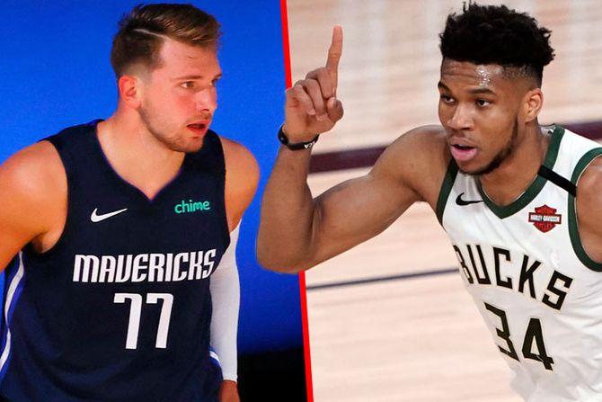 Luka Dončić, Giannis Antetokounmpo