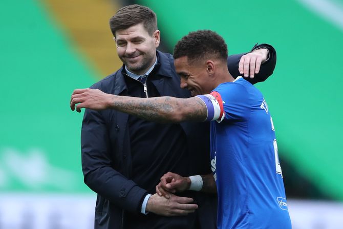 Celtic Rangers, Steven Gerrard James Tavernier