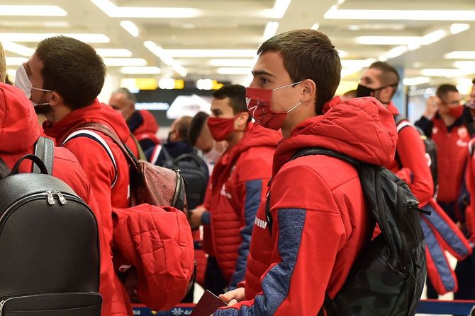 FK Crvena zvezda, FK Hofenhajm, put za Nemačku, aerodrom, spisak putnika FK Crvena zvezda, FK Hofenhajm, put za Nemačku, aerodrom, spisak putnika