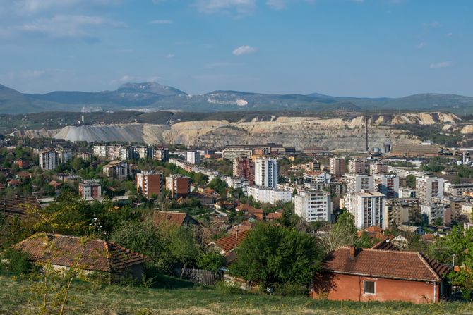 Bor panorama grada Bora