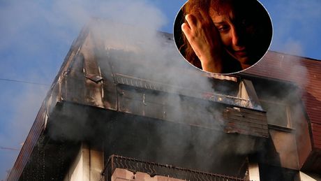 pozar,zena place pozar,zena place