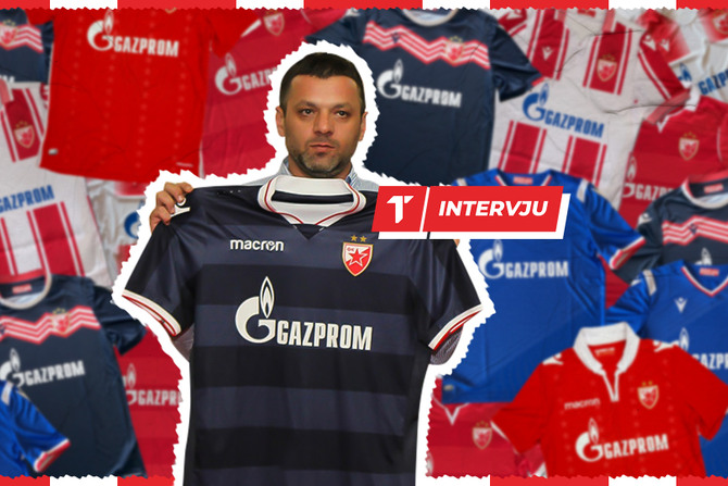 FK Crvena zvezda, Makron dresovi, marketinski bum, Goran Brocic