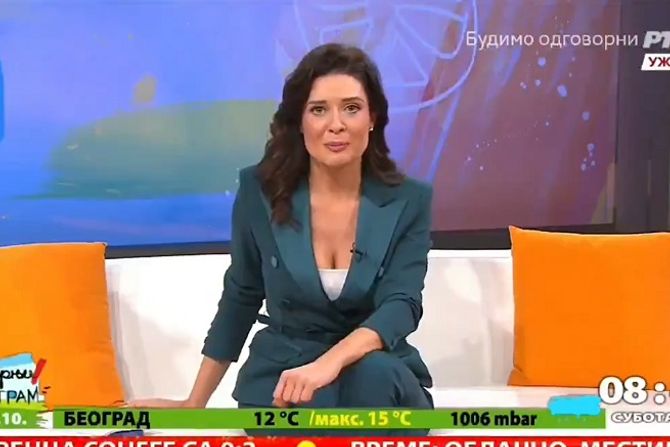 Ivana Milenković, voditeljka, RTS