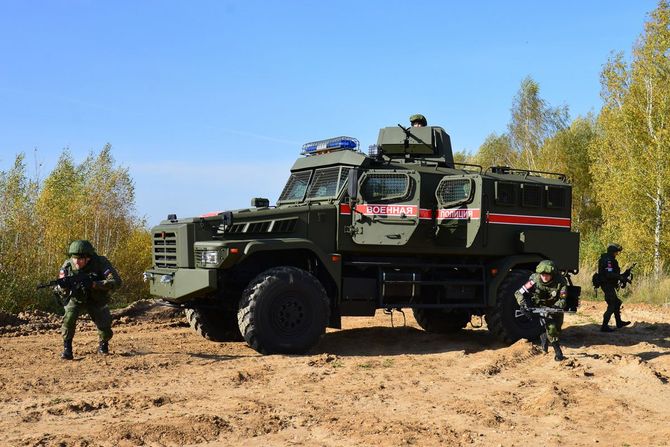 Patrulj terenac, Rusija, Vojna policija Patrulj terenac, Rusija, Vojna policija