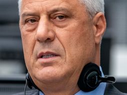 Hašim Tači u sudu u Hagu