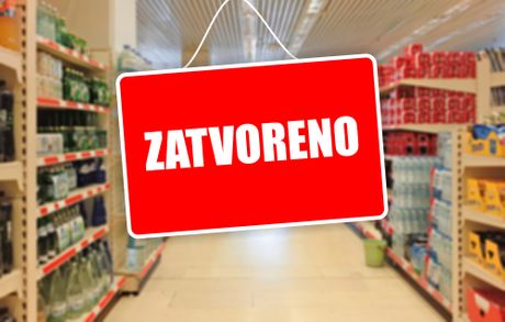 Radno vreme supermarketa, zatvoreno