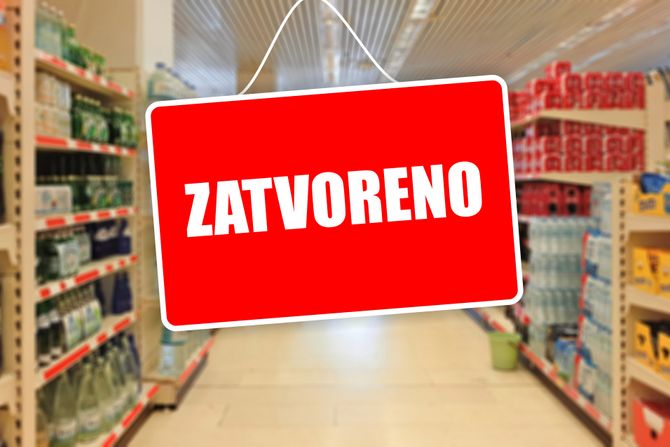 Radno vreme supermarketa, zatvoreno