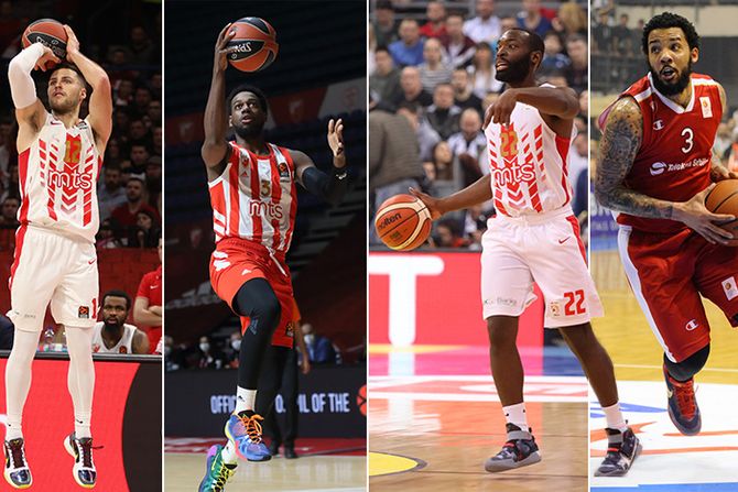 Igrači Crvene zvezde, Markus Vilijams, Bili Beron, Čarls Dženkins, Džordan Lojd