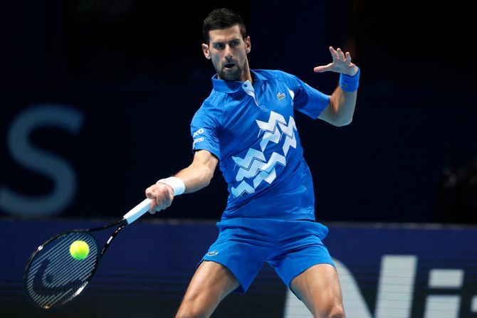 Novak Đoković, Dijego Švarcman, Masters London 2020