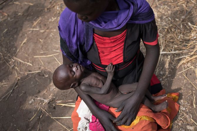 Južni Sudan deca glad gladovanje Južni Sudan deca glad gladovanje