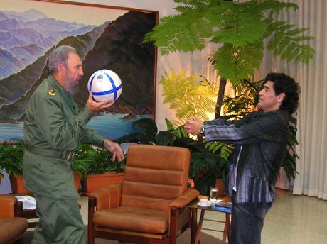 Dijego Diego Maradona, Fidel Kastro Castro