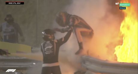 Roman Grožan, vatra, Formula 1