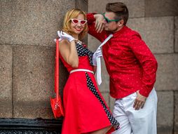 muškarac, žena flert