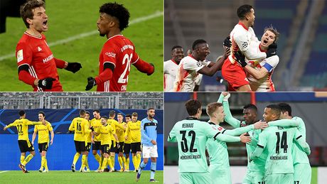 Liga šampiona, Bajern Minhen, Borusija Dortmund, Borusija Menhengladbah i Red Bul Lajpcig