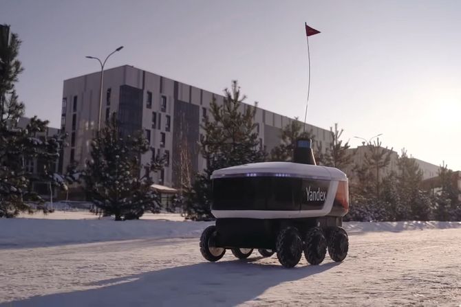 yandex robot, dostava hrane