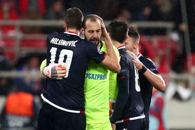 Milan Borjan, Nemanja Milunović, FK Crvena zvezda