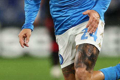 Lorenco Insinje, Maradona, tetovaža Lorenco Insinje, Maradona, tetovaža