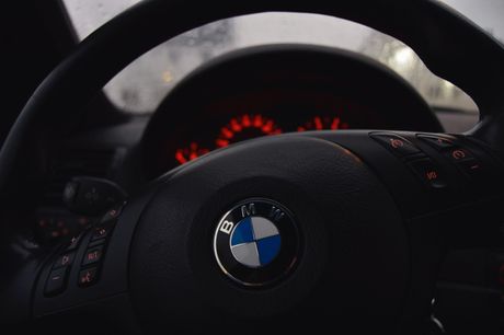 BMW, volan, automobil