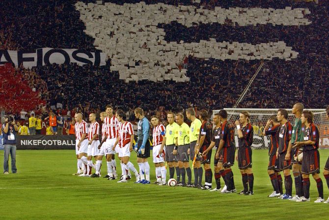 Liga šampiona, FK Crvena zvezda, FK MIlan, 2006