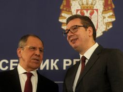 Aleksandar Vucic, Sergej Lavrov