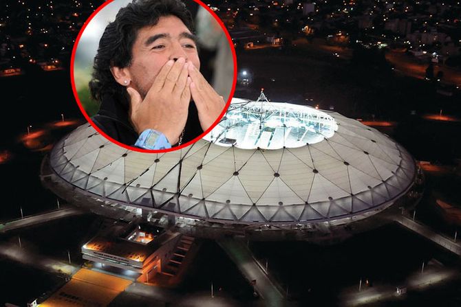 Dijego Diego Maradona, Estadio Único Ciudad de La Plata. Buenos Aires, Argentina.