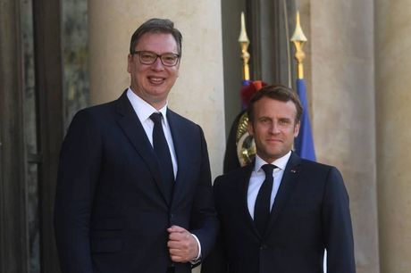 Aleksandar Vučić, Emanuel Makron Aleksandar Vučić, Emanuel Makron