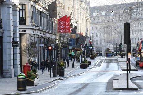 London Velika Britanija koronavirus blokada lokdaun London Velika Britanija koronavirus blokada lokdaun