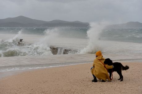 Zadar Hrvatska nevreme Jadransko more oluja talasi