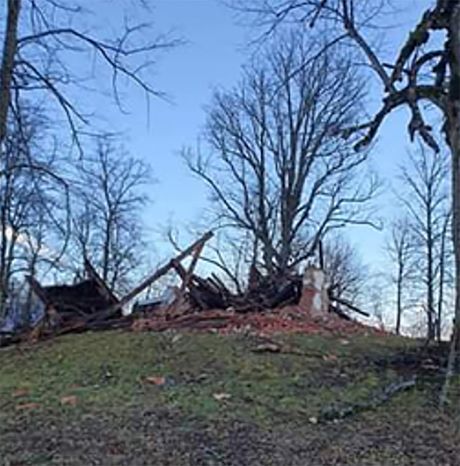 Srušena srpska crkva Banija Srušena srpska crkva Banija