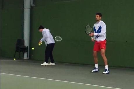 Novak Đoković, trening, Marbelja