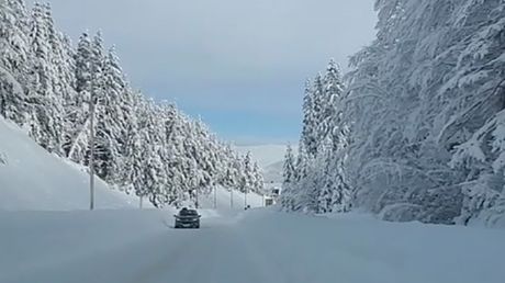 Zima, zabljak, sneg