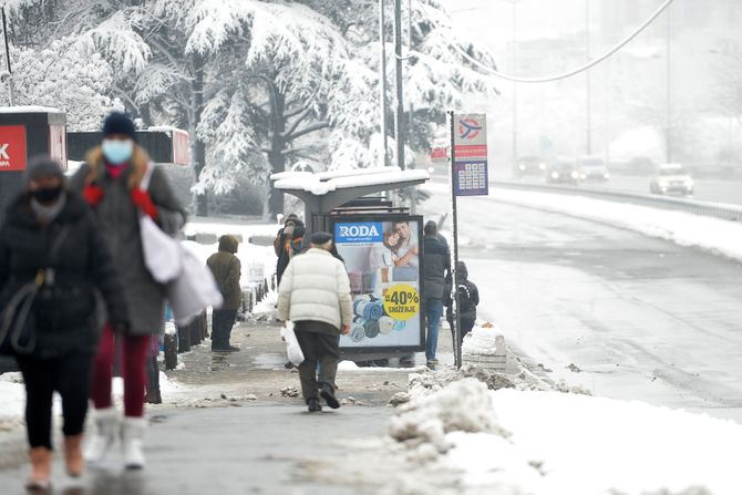 Zima, sneg u Beogradu