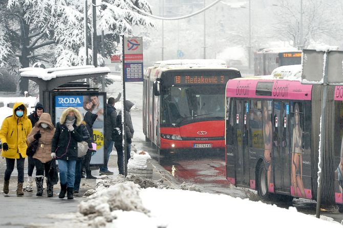 Zima, sneg u Beogradu