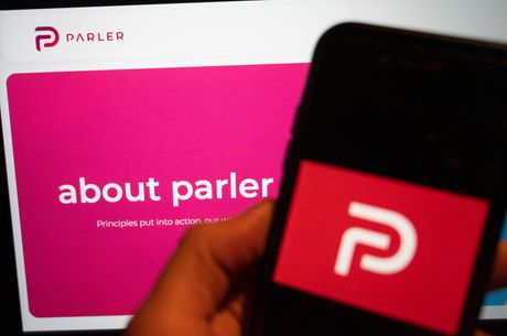 Parler kompanija logo Parler kompanija logo
