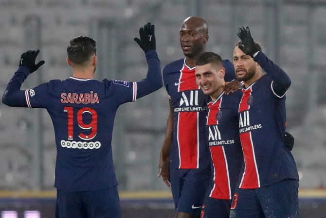 PSG PSŽ slavlje trofej