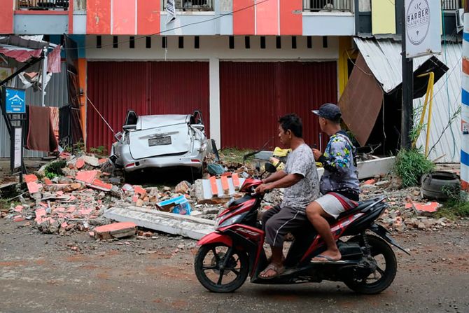 Zemljotres u Indoneziji, Indonezija