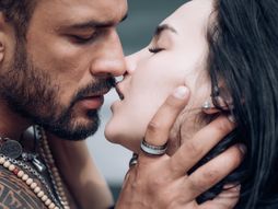 Muskarac, zena, par, poljubac, strast