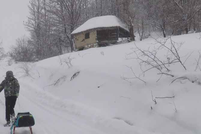 Ivanjica, Lučani, sneg