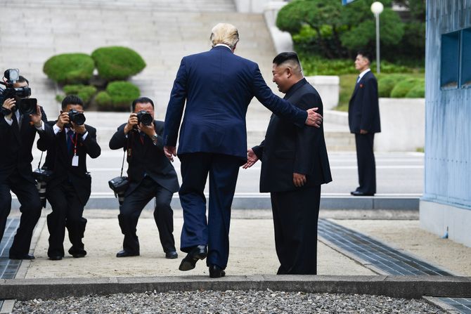 Fotografije koje su obeležile mandat Donalda Trampa, Kim Džong Un