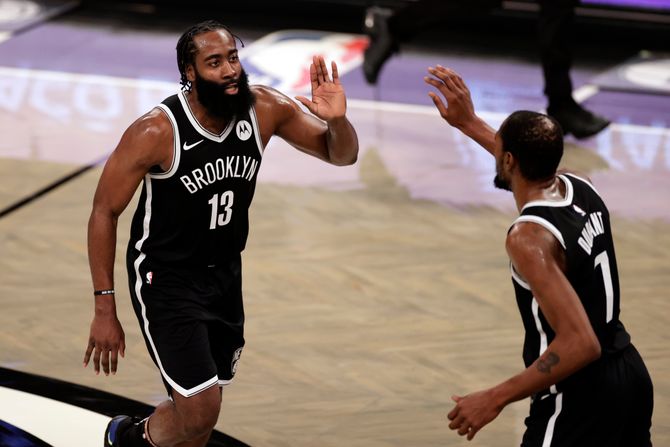 Kevin Durent i Džejms Harden Kevin Durent i Džejms Harden