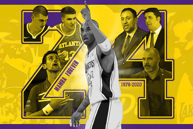 Kobe Brajant, Kobi, Novak, Jokić, Bogdan Bogdanović, Divac, Bodiroga, Dejan Stanković