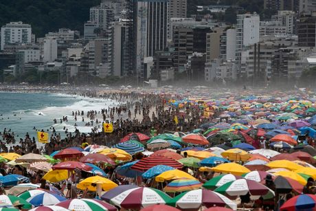 Puna plaža u Brazilu Puna plaža u Brazilu