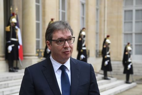 Aleksandar Vučić i Emanuel Makro Aleksandar Vučić i Emanuel Makro