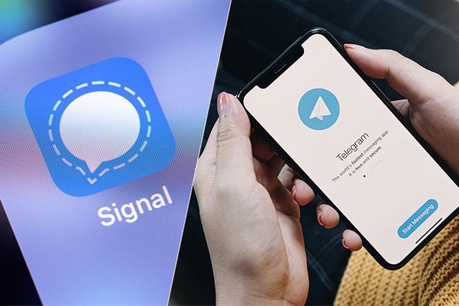 Aplikacije, Signal, Telegram